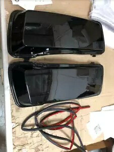OS&D アドバンブラック ビビッドブラック サドルバッグ ノーマル蓋 ハーレー 1994-2013用 OS&D Advanblack Vivid Black Saddlebag Normal Lids for Harley 1994-2013 【並行輸入品】