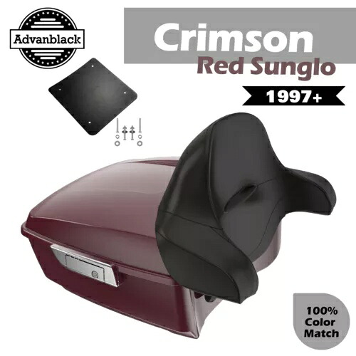 フィット 97+ ハーレー/ソフテイル アドバンブラック ラッシュモア キング ツアー パック パック CRIMSON RED SUNGLO Fit 97+ Harley/Softail Advanblack Rushmore King Tour Pak Pack CRIMSON RED SUNGLO 【並行輸入品】