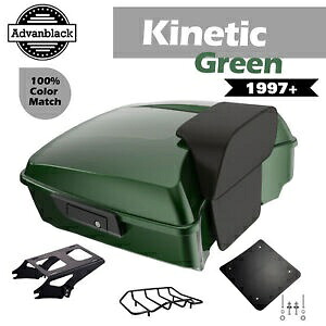 キネティック グリーン チョップド ツアー パック Pak ラゲッジ バックレスト ハーレー ツーリング 97+ に適合 Kinetic Green Chopped Tour Pack Pak Luggage Backrest Fits Harley Touring 97+ 【並行輸入品】 132,000円