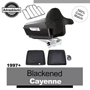 黒くなったカイエン キング ツアー パック パック ハーレー ツーリング FLHR FLHXS FLTRX 1997+用 Blackened Cayenne King Tour Pack Pak For Harley Touring FLHR FLHXS FLTRX 1997+ 【並行輸入品】