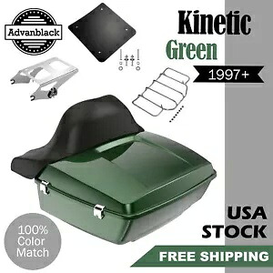 キネティック グリーン キング ツアー パック パック ラップ アラウンド ハーレー FLHR FLHXS FLTRX 1997+ に適合 Kinetic Green King Tour Pack Pak Wrap Around Fits Harley FLHR FLHXS FLTRX 1997+ 【並行輸入品】