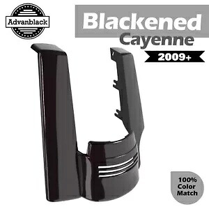 シングルカットアウトストレッチリアフェンダーエクステンションハーレーブラックニングカイエン用 Single Cutout Stretched Rear Fender Extension For Harley BLACKENED CAYENNE 【並行輸入品】