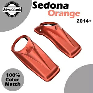 セドナ オレンジ 8 インチ サドルバッグ スピーカー蓋カバー ハーレー ツーリング 14+用 Sedona Orange 8 inch Saddlebag Speaker Lids Cover For Harley Touring 14+ 【並行輸入品】
