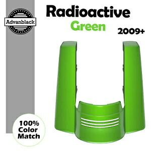 ハーレーツーリング用 RADIOACTIVE GREEN カットアウトなし ストレッチリアフェンダーエクステンション For Harley Touring RADIOACTIVE GREEN No Cutout Stretched Rear Fender Extension 【並行輸入品】