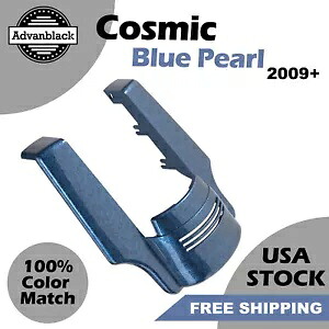コズミックブルーパール ストレッチリアフェンダーエクステンション デュアルカットアウト 09+ ハーレー用 Cosmic Blue Pearl Stretched Rear Fender Extension Dual Cutout For 09+ Harley 【並行輸入品】