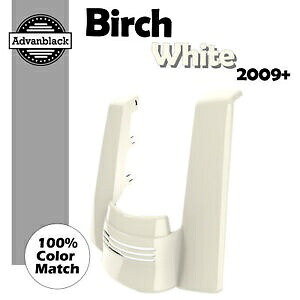 ハーレーツーリング 2009+ バーチホワイト カットアウトなし ストレッチリアフェンダーエクステンション For Harley Touring 2009+ BIRCH WHITE No Cutout Stretched Rear Fender Extension 【並行輸入品】