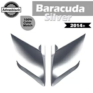 バラクーダ シルバー CVO 拡張ストレッチサイドカバーパネル 14+ ハーレーダビッドソン用 Barracuda Silver CVO Extended Stretched Side Cover Panel For 14+ Harley Davidson 【並行輸入品】