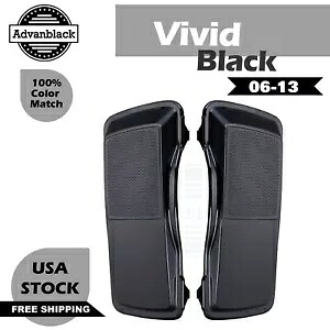 ビビッドブラック 6x9 サドルバッグスピーカー蓋 06-13 ハーレーストリート ロードグライド用 Vivid Black 6x9 Saddlebags Speaker Lids For 06-13 Harley Street Road Glide 【並行輸入品】 57,420円
