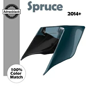スプルース ストレッチ拡張サイドカバー ハーレー ツーリング 2014+ に適合 Spruce Stretched Extended Side Cover Fits Harley Touring 2014+ 【並行輸入品】