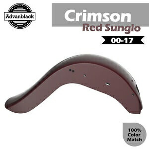 Cholo Vicla チカーノ スタイル リアフェンダー CRIMSON RED SUNGLO ハーレー ソフテイル用 Cholo Vicla Chicano Style Rear Fender CRIMSON RED SUNGLO For Harley Softail 【並行輸入品】
