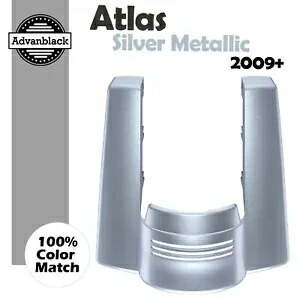 ハーレー アトラス シルバーメタリック カットアウトなし ストレッチリアフェンダーエクステンション For Harley ATLAS SILVER METALLIC No Cutout Stretched Rear Fender Extension 【並行輸入品】
