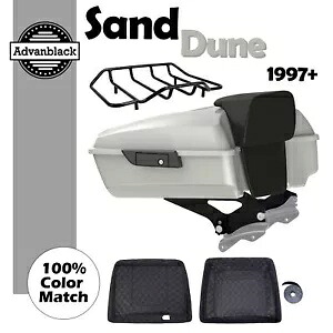砂丘チョップドツアーパックパックトランク荷物ハーレーFLHR FLHXS FLTRX 1997+用 Sand Dune Chopped Tour Pack Pak Trunk Luggage For Harley FLHR FLHXS FLTRX 1997+ 【並行輸入品】