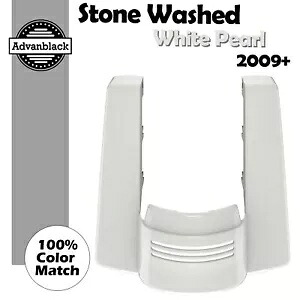 ハーレー用 ストーンウォッシュホワイトパール カットアウトなし ストレッチリアフェンダーエクステンション For Harley STONE WASHED WHITE PEARL No Cutout Stretched Rear Fender Extension 【並行輸入品】