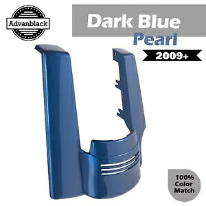シングルカットアウトストレッチリアフェンダーエクステンションハーレーツーリング用ダークブルーパール Single Cutout Stretched Rear Fender Extension For Harley Touring DARK BLUE PEARL 【並行輸入品】