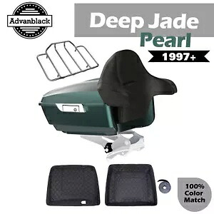 ディープ ジェイド パール キング ツアー パック パック ハーレー ツーリング FLHR FLHXS FLTRX 1997+用 Deep Jade Pearl King Tour Pack Pak For Harley Touring FLHR FLHXS FLTRX 1997+ 【並行輸入品】