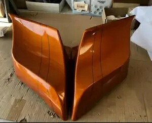 OS&D アドバンブラック アンバー ウイスキー ABS ストレッチ サイド カバー 2014up ツーリング用 OS&D Advanblack Amber Whiskey ABS STRETCHED SIDE COVER FOR 2014up TOURING 【並行輸入品】