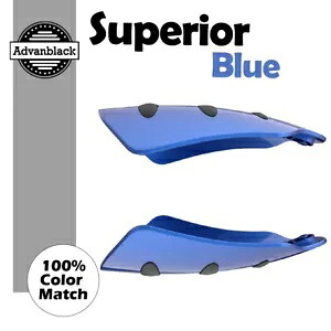 Advanblack スーペリア ブルー ハンドガード ハーレー ツーリング & ソフテイルに適合 Advanblack Superior Blue Hand Guard Fits for Harley Touring & Softails 【並行輸入品】 54,120円
