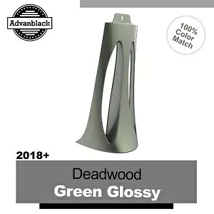 デッドウッド グリーン 光沢のあるチン スポイラー 2018+ M8 ハーレー ローワー ライダー ストリート ボブ用 DEADWOOD GREEN GLOSSY Chin Spoiler For 2018+ M8 Harley Lower Rider Street Bob 【並行輸入品】