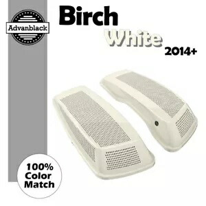 バーチ ホワイト デュアル 6x9 スピーカー蓋 2014+ ハーレー ツーリング FLHR FLHXS FLTRX 用 BIRCH WHITE Dual 6x9 Speaker Lids For 2014+ Harley Touring FLHR FLHXS FLTRX 【並行輸入品】