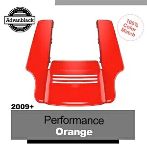 パフォーマンスオレンジ ストレッチリアフェンダーエクステンション デュアルカットアウト 09+ ハーレー用 Performance Orange Stretched Rear Fender Extension Dual Cutout For 09+ Harley 【並行輸入品】