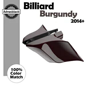 ハーレー ツーリング グライド 14+ ビリヤード バーガンディ ストレッチ拡張サイドカバー用 For Harley Touring Glide 14+ BILLIARD BURGUNDY Stretched Extended Side Covers 【並行輸入品】
