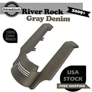 River Rock グレー Dneim ストレッチ リアフェンダー エクステンション デュアル カットアウト 09+ ハーレー用 River Rock Gray Dneim Stretched Rear Fender Extension Dual Cutout For 09+ Harley 【並行輸入品】