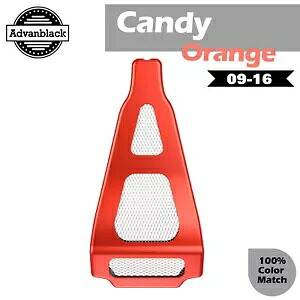 キャンディオレンジ ABS チンスポイラー 空冷ハーレーダビッドソン ツーリング 2009-2016 に適合 Candy Orange ABS Chin Spoiler fit Air-Cooled Harley Davidson Touring 2009-2016 【並行輸入品】