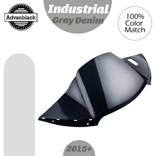 インダストリアルグレーデニムエアダクトフェアリングはハーレーツーリングロードグライド15+ FLTRXに適合 Industrial Gray Denim Air Duct Fairing Fits Harley Touring Road Glide 15+ FLTRX 【並行輸入品】