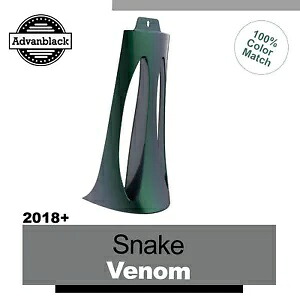 SNAKE VENOM ABS プラスチックチンスポイラー 2018+ M8 ハーレー ローワー ライダー ストリート ボブ用 SNAKE VENOM ABS Plastic Chin Spoiler For 2018+ M8 Harley Lower Rider Street Bob 【並行輸入品】