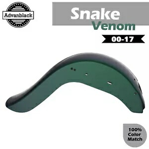 Cholo Vicla チカーノ スタイル リアフェンダー SNAKE VENOM 2000-2017 ハーレー ソフテイル用 Cholo Vicla Chicano Style Rear Fender SNAKE VENOM For 2000-2017 Harley Softail 【並行輸入品】