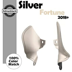 M8 ハーレーロワーライダーストリートボブシルバーフォーチュン ABS ミッドフレームエアディフレクター用 For M8 Harley Lower Rider Street Bob SILVER FORTUNE ABS Mid Frame Air Deflector 【並行輸入品】
