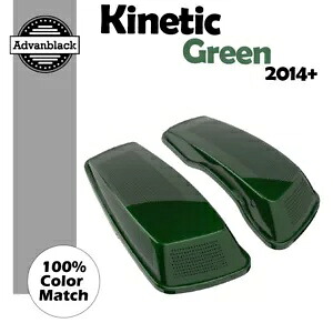 KINETIC GREEN デュアル 6x9 スピーカー蓋 2014 年以降のハーレーツーリング FLHR FLHXS FLTRX 用 KINETIC GREEN Dual 6x9 Speaker Lids For 2014+ Harley Touring FLHR FLHXS FLTRX 【並行輸入品】