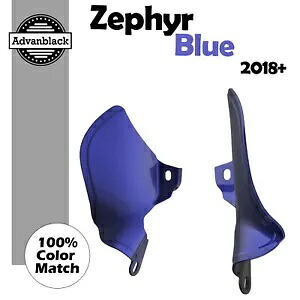 M8 ハーレーロワーライダーストリートボブゼファーブループラスチックミッドフレームエアディフレクター用 For M8 Harley Lower Rider Street Bob Zephyr BLUE Plastic Mid Frame Air Deflector 【並行輸入品】