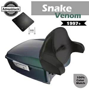 97+ ハーレー/ソフテイル アドバンブラック ラッシュモア キング ツアー パック パック パッド SNAKE VENOM に適合 Fits 97+ Harley/Softail Advanblack Rushmore King Tour Pak Pack Pad SNAKE VENOM 【並行輸入品】