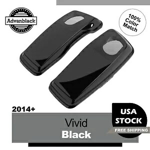 ビビッドブラック 6x9 サドルバッグスピーカー蓋ハーレーストリートロードキンググライド 2014+ Vivid Black 6x9 Saddlebag Speaker Lids For Harley Street Road King Glide 2014+ 【並行輸入品】