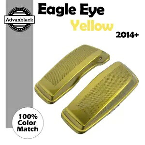 EAGLE EYE イエロー デュアル 6x9 スピーカー蓋 2014 年以降のハーレーツーリング FLHR FLHXS FLTRX 用 EAGLE EYE YELLOW Dual 6x9 Speaker Lids For 2014+ Harley Touring FLHR FLHXS FLTRX 【並行輸入品】