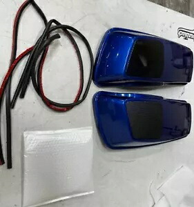 OS&D Advanblack スーペリア ブルー 6X9 サドルバッグ スピーカー 蓋 2014 年以降 ツーリング用 OS&D Advanblack Superior Blue 6X9 SADDLEBAG SPEAKER LIDS FOR 2014+ TOURING 【並行輸入品】