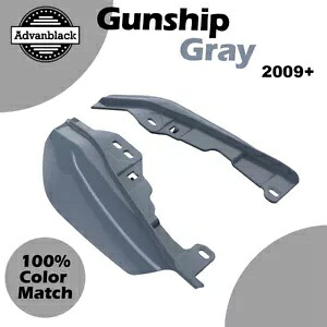 ガンシップ グレー ミッドフレーム エア ディフレクター ヒート シールド 2009 年以降のハーレー ツーリングに適合 Gunship Gray Mid-Frame Air Deflector Heat Shield Fits 2009+ Harley Touring 【並行輸入品】