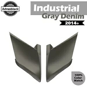 インダストリアルグレーデニム CVO ハーレーツーリング 14+ 用拡張ストレッチサイドカバー Industrial Gray Denim CVO Extended Stretched Side Cover For Harley Touring 14+ 【並行輸入品】