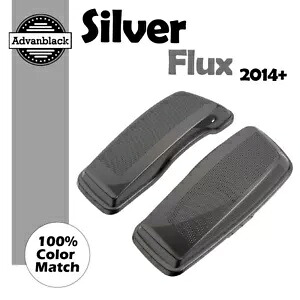 シルバーフラックス デュアル 6x9 スピーカー蓋 2014+ ハーレーツーリング FLHR FLHXS FLTRX 用 SILVER FLUX Dual 6x9 Speaker Lids For 2014+ Harley Touring FLHR FLHXS FLTRX 【並行輸入品】