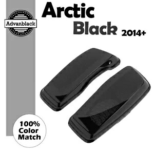 ARCTIC BLACK デュアル 6x9 スピーカー蓋 2014+ ハーレー ツーリング FLHR FLHXS FLTRX 用 ARCTIC BLACK Dual 6x9 Speaker Lids For 2014+ Harley Touring FLHR FLHXS FLTRX 【並行輸入品】
