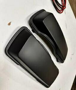 OS&D Advanblack DENIM ブラック サドルバッグ蓋カバー ハーレー ツーリング 1994-2013用 OS&D Advanblack DENIM Black Saddlebag Lid Cover for Harley Touring 1994-2013 【並行輸入品】