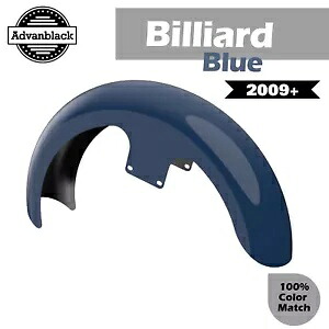 ビリヤード ブルー 21 インチ リビール ラッパー ハガー フロントフェンダー ハーレー ストリート ロード 09+ に適合 Billiard Blue 21\