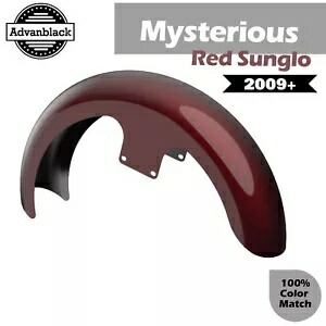 ミステリアス レッド SUNGLO 21 インチ リビール ラッパー ハガー フロントフェンダー 09+ ハーレー用 MYSTERIOUS RED SUNGLO 21\