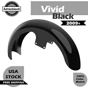 ビビッドブラック 21 インチ リビールラッパーハガー フロントフェンダー ハーレーツーリング 09+用 Vivid Black 21\