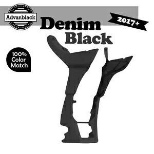 Advanblack フェアリング スポイラー キット 17 年以降ハーレー ロード グライド用 デニム ブラック/マット ブラック Advanblack Fairing Spoiler Kit For 17+ Harley Road Glide DENIM BLACK/MATTE BLACK 【並行輸入品】