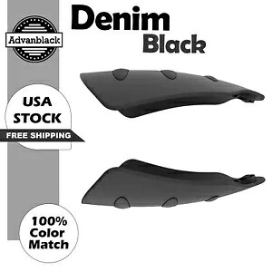 Advanblack デニム ブラック ハンドガード ハーレー ツーリング & ソフテイルに適合 Advanblack Denim Black Hand Guard Fits for Harley Touring & Softails 【並行輸入品】