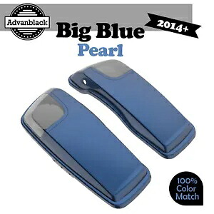 ビッグブルーパール 5x7 サドルバッグスピーカー蓋オーディオカバー ハーレー 2014+ に適合 Big Blue Pearl 5x7 Saddlebag Speaker Lids Audio Cover Fits Harley 2014+ 【並行輸入品】