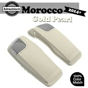 モロッコ ゴールド パール 5x7 サドルバッグ スピーカー蓋 オーディオ カバー ハーレー 2014+ に適合 Morocco Gold Pearl 5x7 Saddlebag Speaker Lids Audio Cover Fits Harley 2014+ 【並行輸入品】