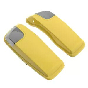 インダストリアル イエロー 5x7 サドルバッグ スピーカー蓋 オーディオ カバー ハーレー 2014+ に適合 Industrial Yellow 5x7 Saddlebag Speaker Lids Audio Cover Fits Harley 2014+ 【並行輸入品】
